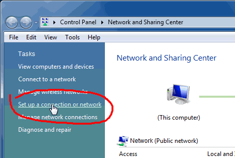 Hacer Conexion Dial Up Windows Vista