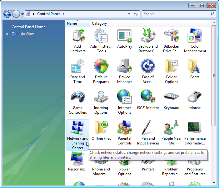 Home Network Vista And Windows 8