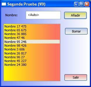 Figura 3. Un formulario de WinFX con colorines en ejecucin