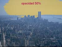 Opacidad al 50%