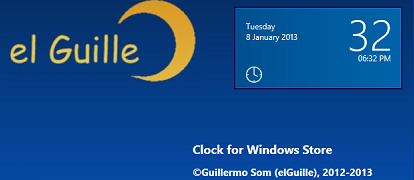 Clock Windows 8