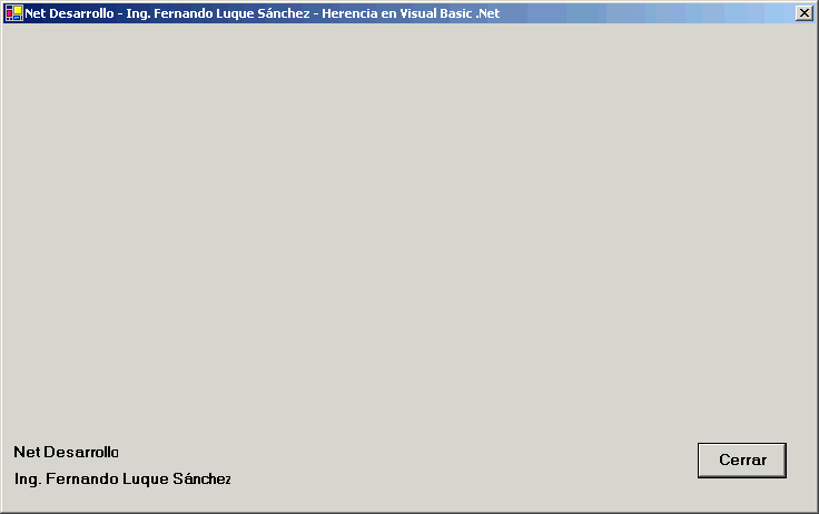 Herencia en Visual Basic .Net
