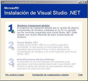Instalando Visual Studio .NET 2003