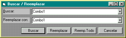 Form de Buscar y Reemplazar